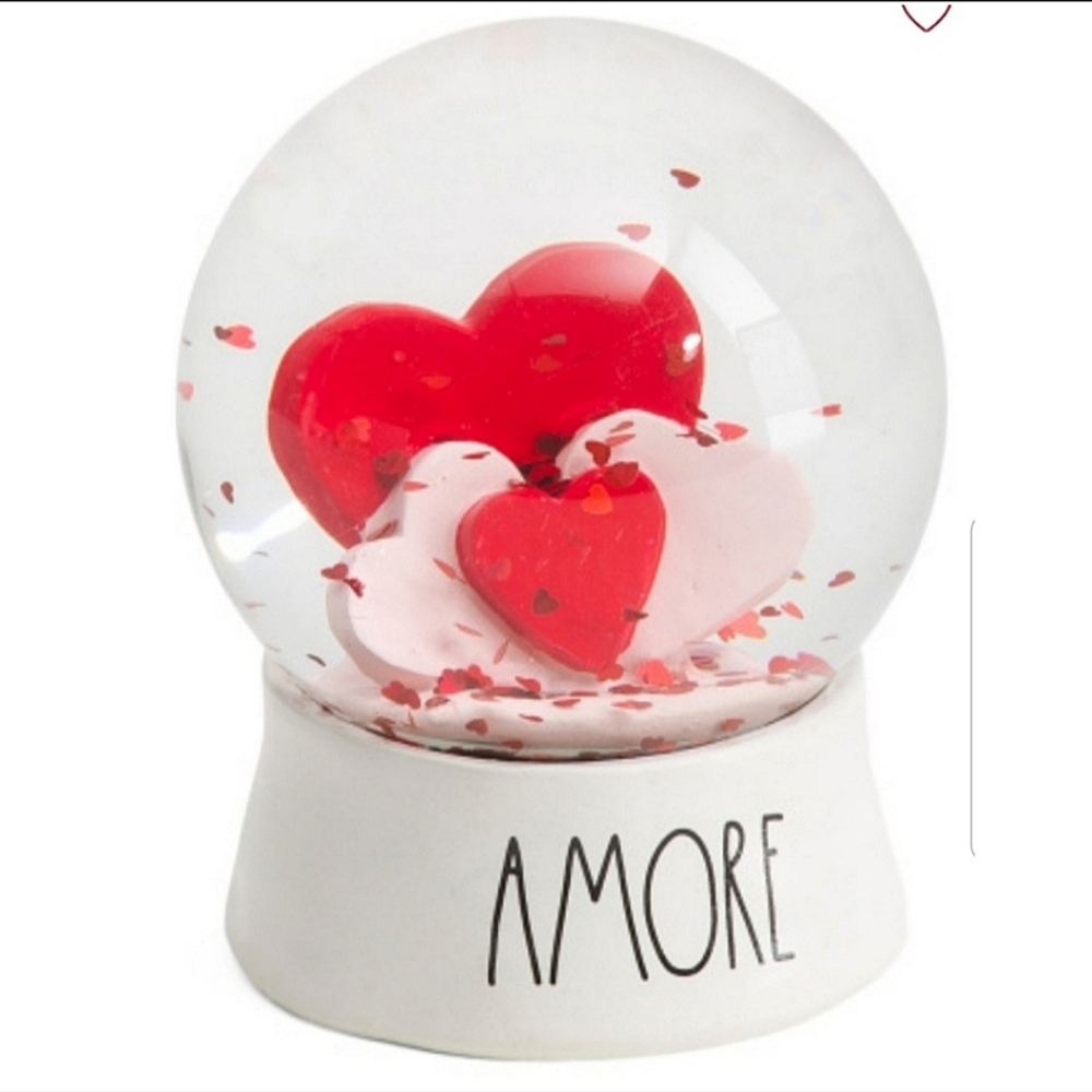 Rae Dunn Amore Snow globe